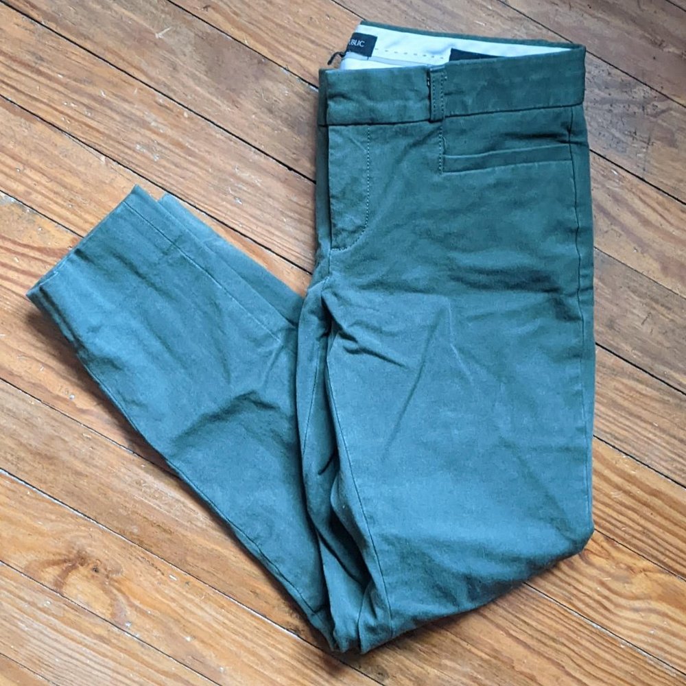 Banana Republic Sloan Pant Khaki Green 0P